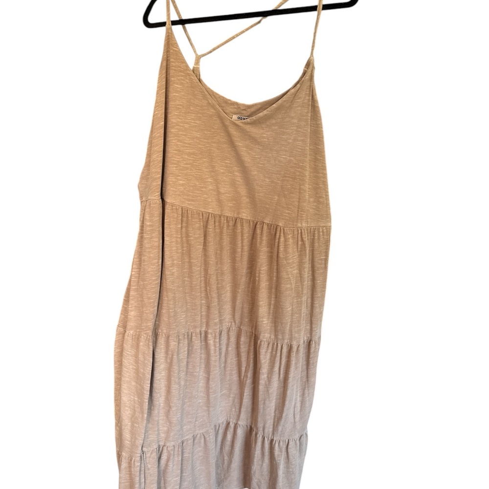 Old Navy Beige Sleeveless Dress